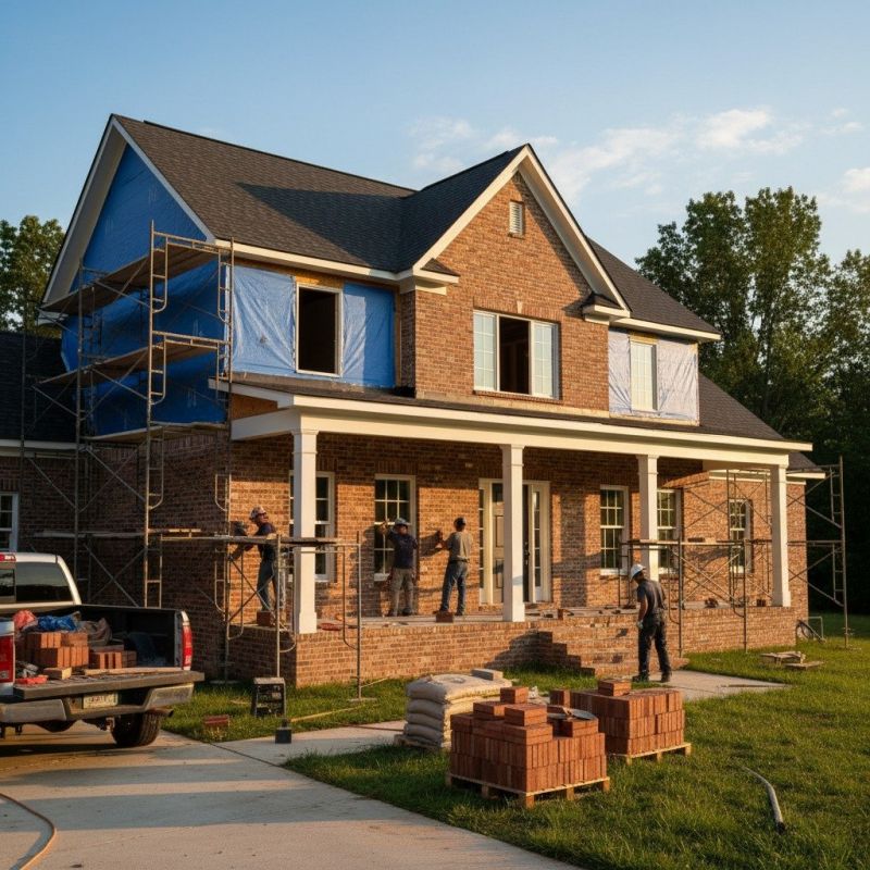 Brick Siding Installation