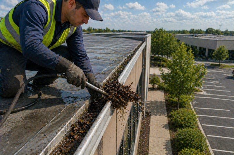 Commercial Gutter Cleaning