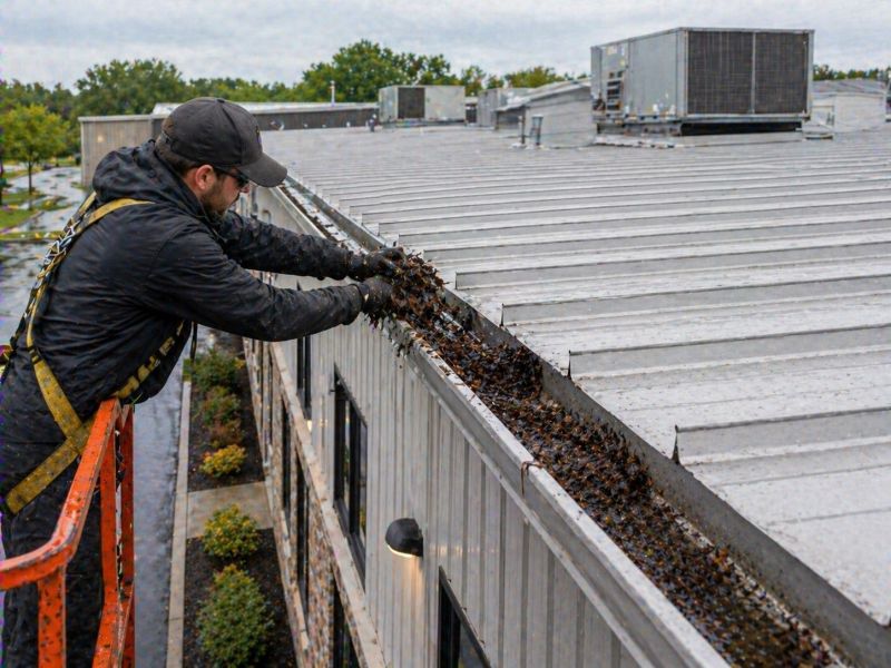 Commercial Gutter Cleaning