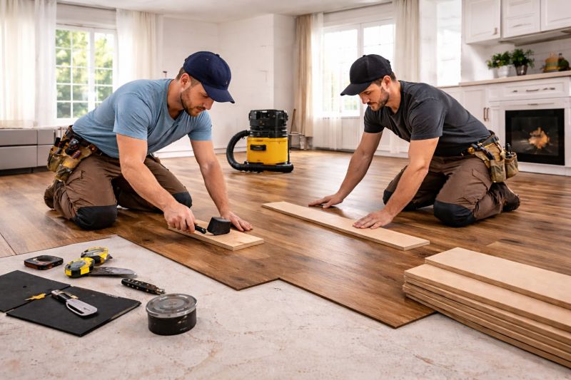 Commercial Hardwood Floor Installation
