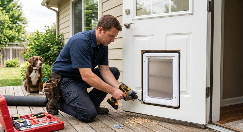 Dog Door Installation