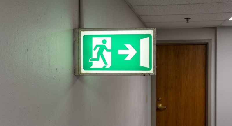 Exit Sign Installation