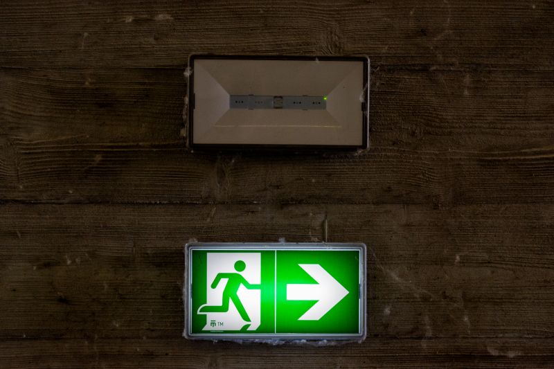 Exit Sign Installation