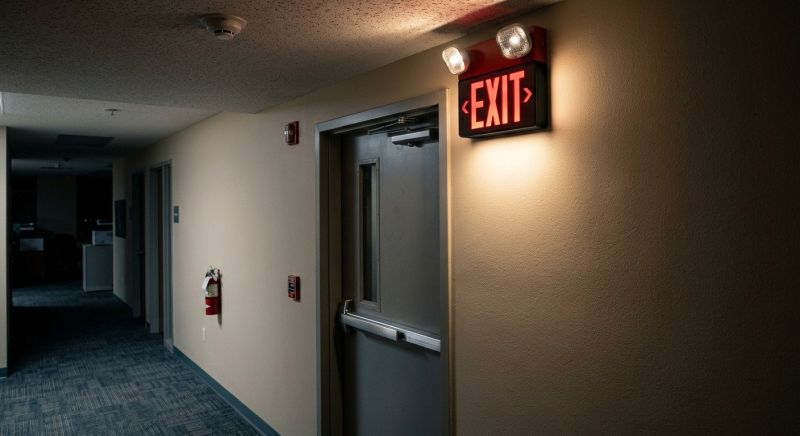 Exit Sign Installation