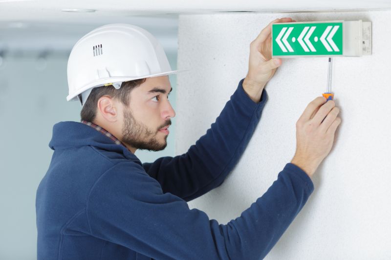 Exit Sign Installation
