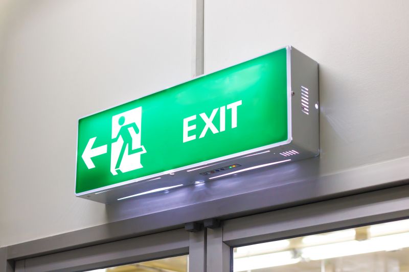 Exit Sign Installation