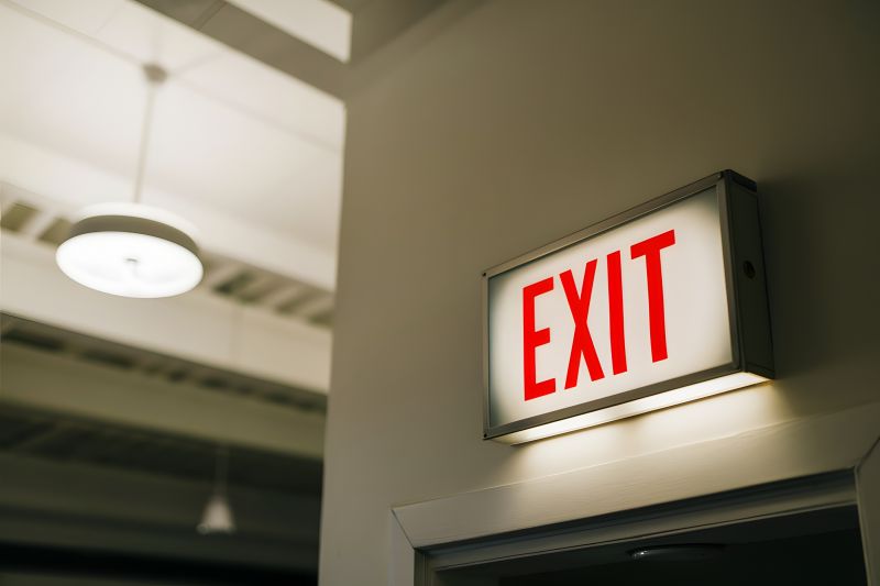 Exit Sign Installation