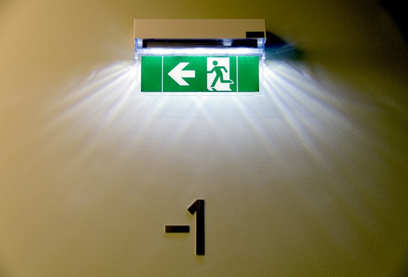 Exit Sign Installation