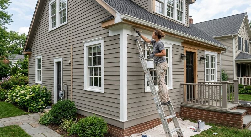 Exterior Trim Painting