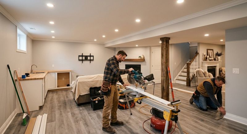 Finished Basement Design Ideas