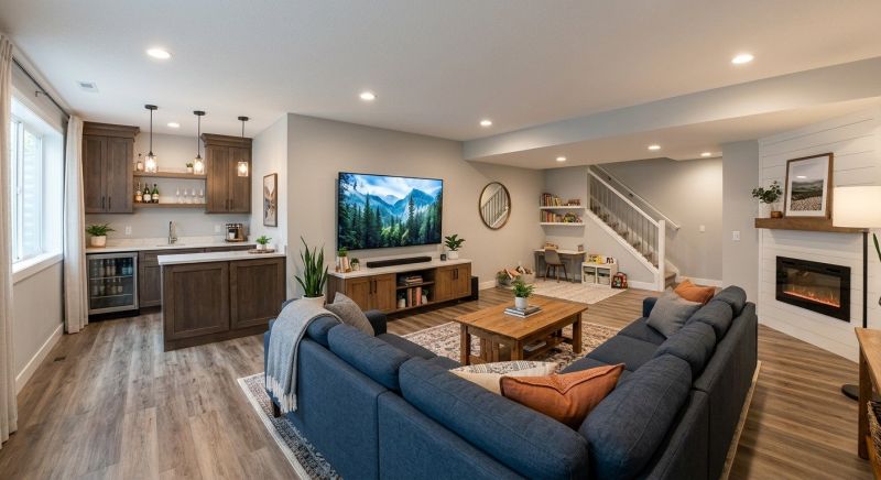 Finished Basement Design Ideas
