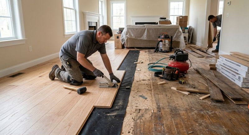 Hardwood Floor Installation