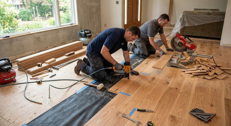 Hardwood Floor Installation