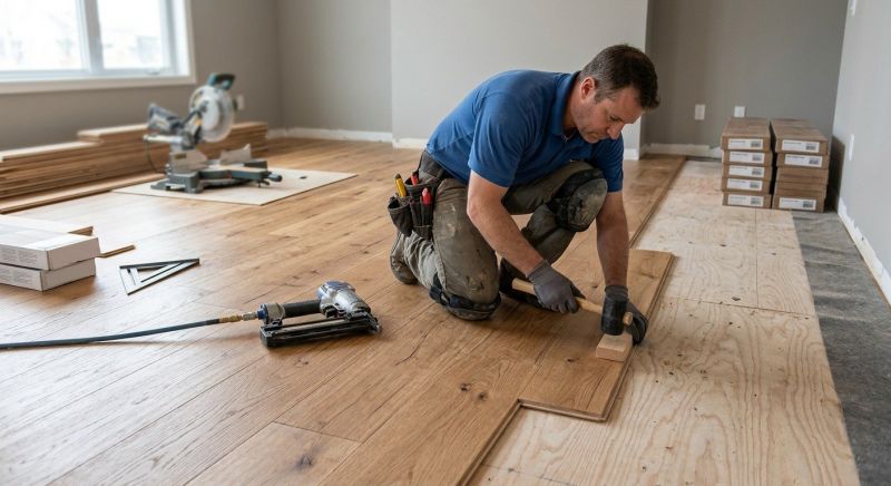 Hardwood Floor Installation