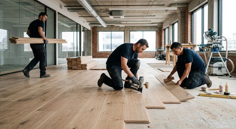 Hardwood Floor Installation