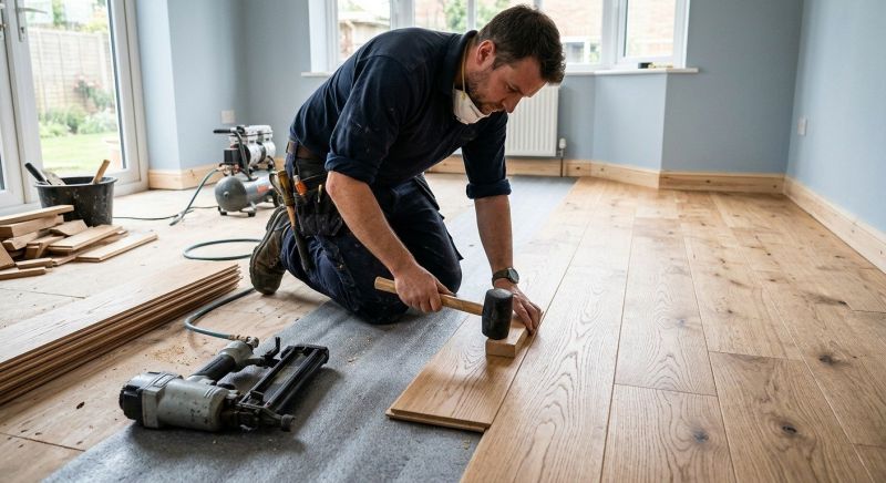 Hardwood Floor Installation