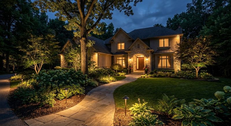 Landscape Lighting Installation