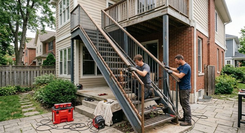 Metal Stairs Repair