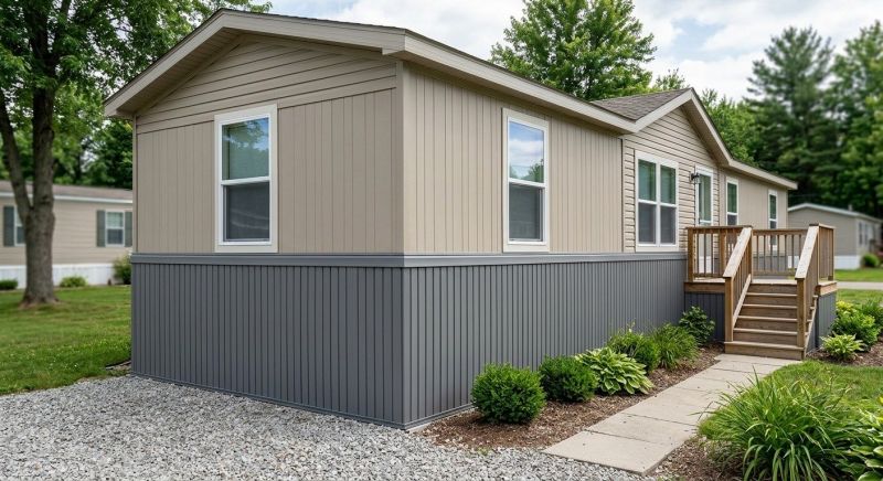 Mobile Home Skirting Installation