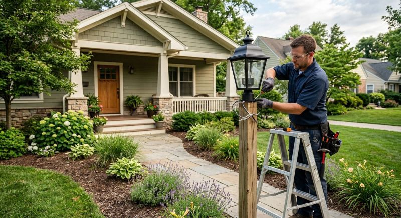 Permanent Outdoor Lighting Installation