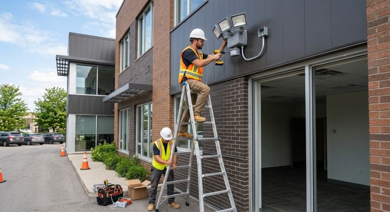 Permanent Outdoor Lighting Installation