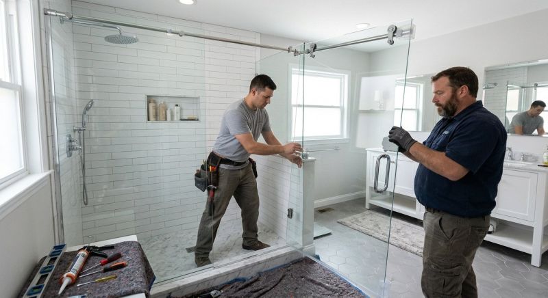 Shower Door Installation