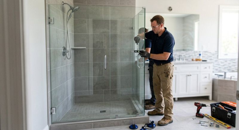 Shower Door Installation