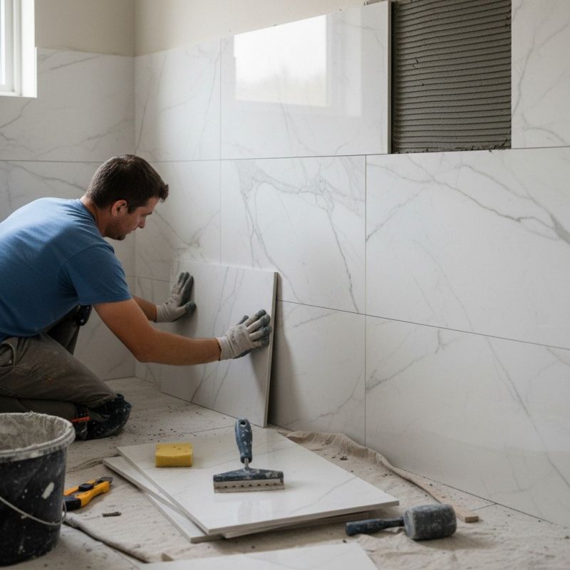 Tile Floor Installation