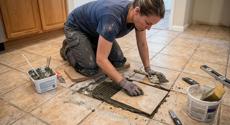 Tile Floor Repair