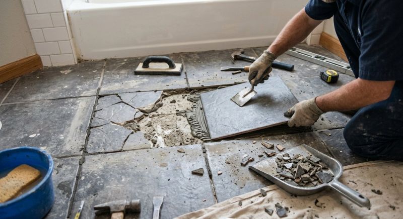 Tile Floor Repair