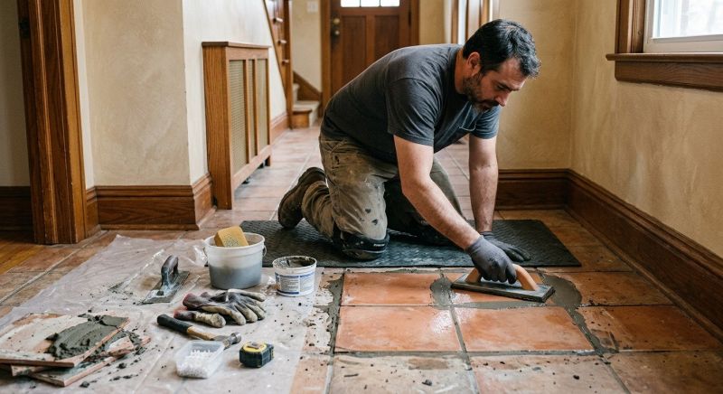 Tile Floor Repair