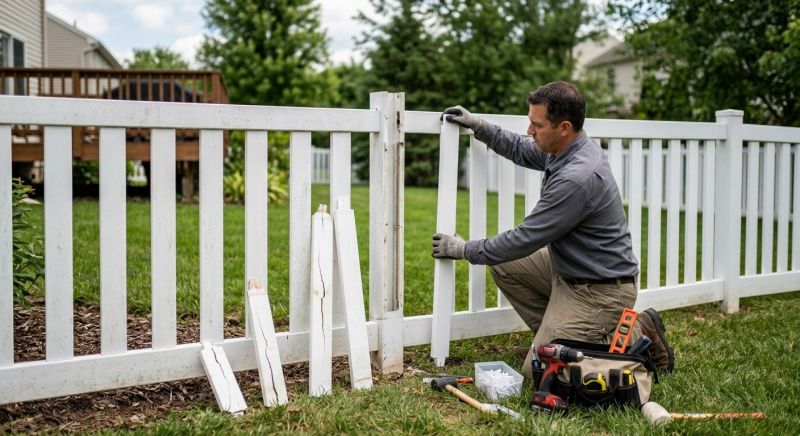 Vinyl Fence Repair