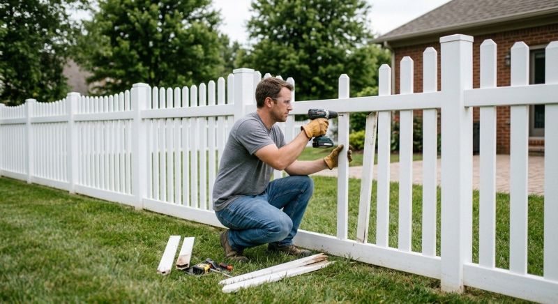 Vinyl Fence Repair