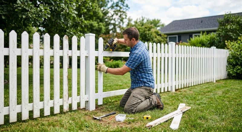 Vinyl Fence Repair