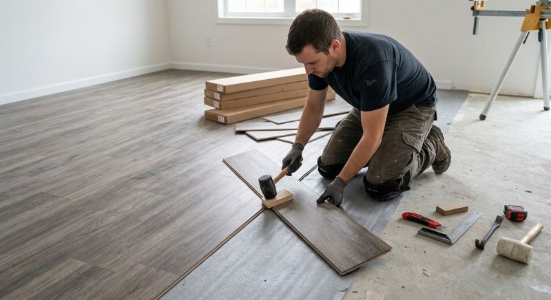 Vinyl Floor Installation