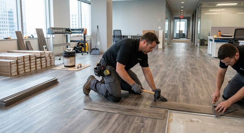 Vinyl Floor Installation