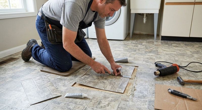 Vinyl Floor Repair