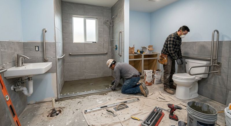 Walk In Shower Installation