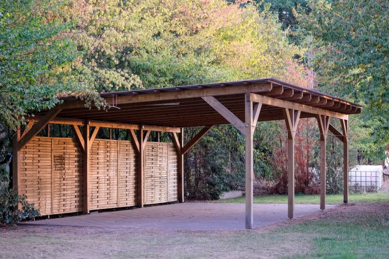 Wood Carport Installation