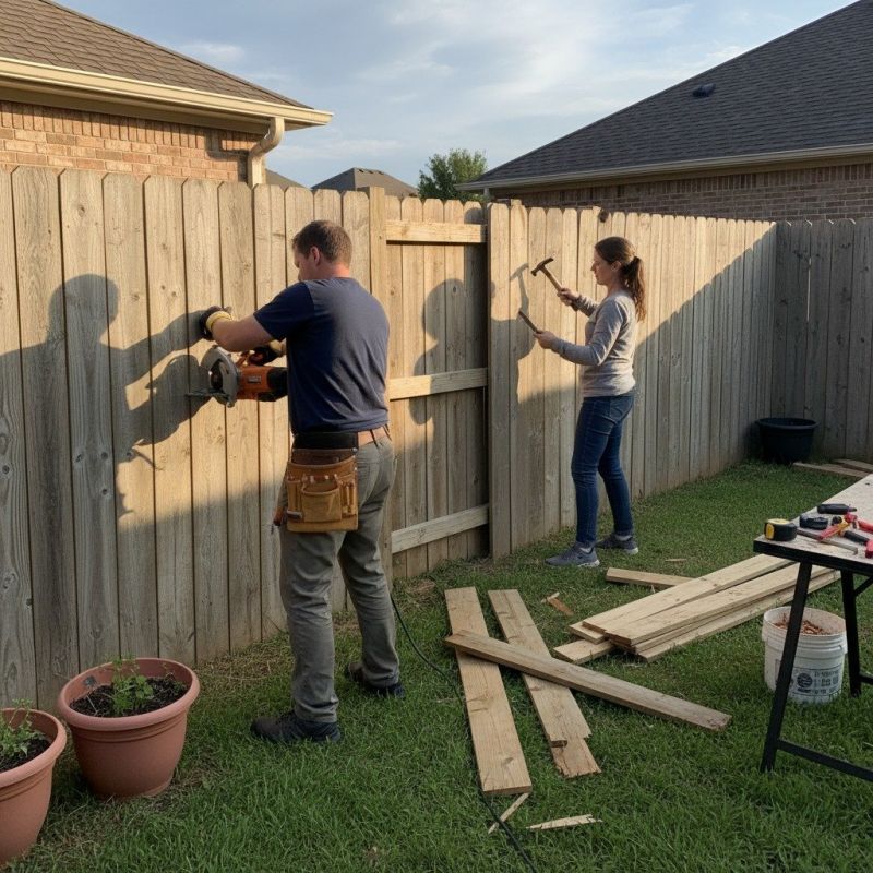 Wood Fence Repair