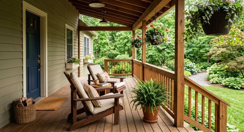 Wood Porch Installation