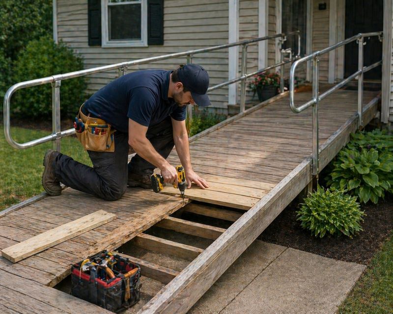 Wood Ramp Installation
