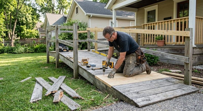 Wood Ramp Repair