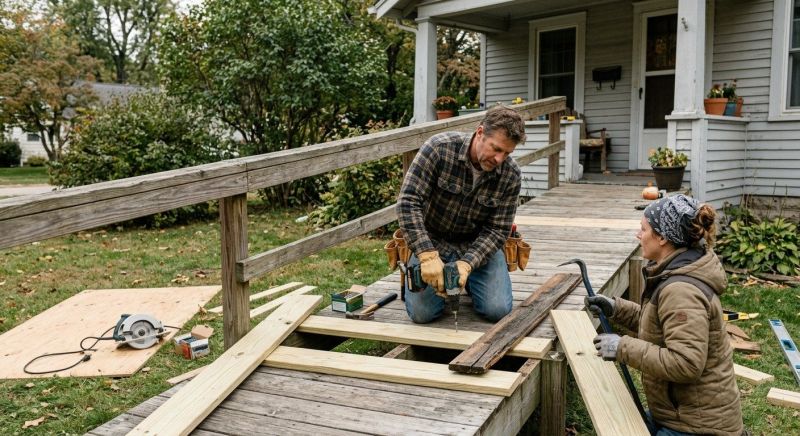 Wood Ramp Repair