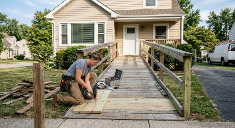 Wood Ramp Repair