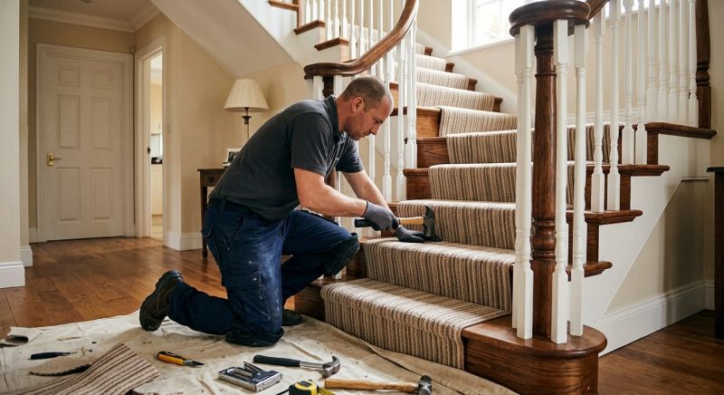 Wood Stairs Installation