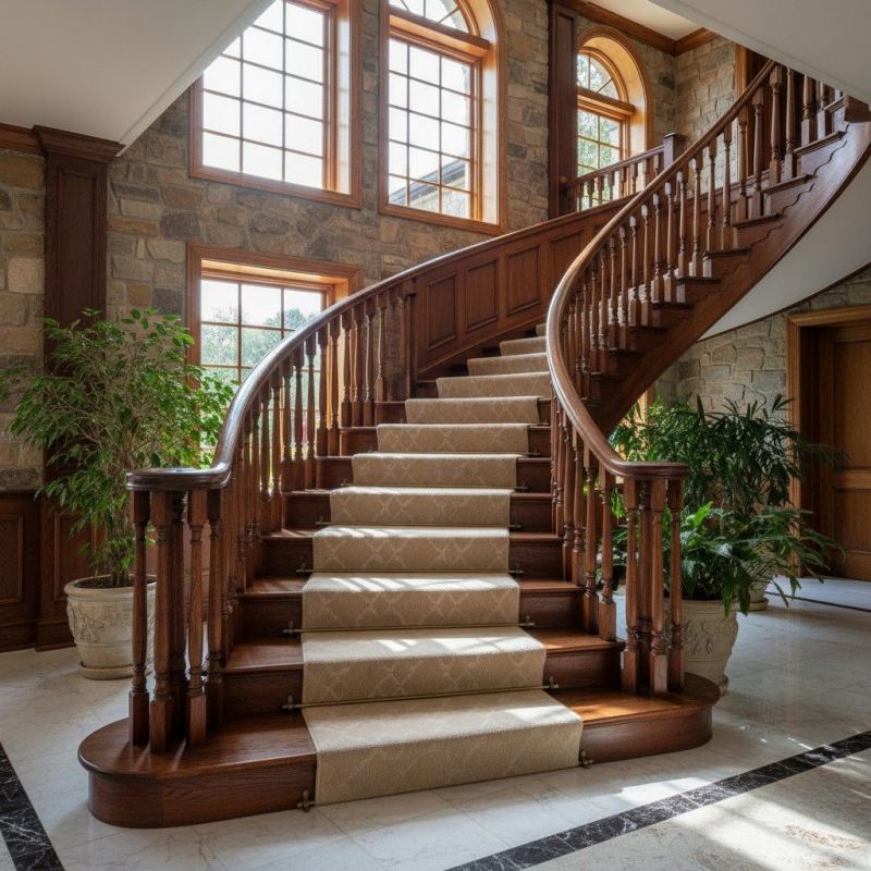 Wood Stairs Installation