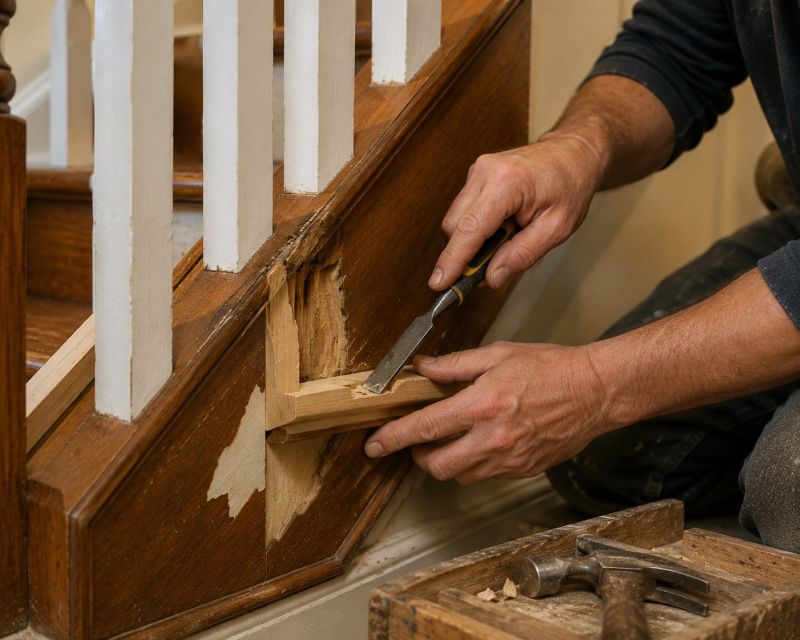 Wood Stairs Repair