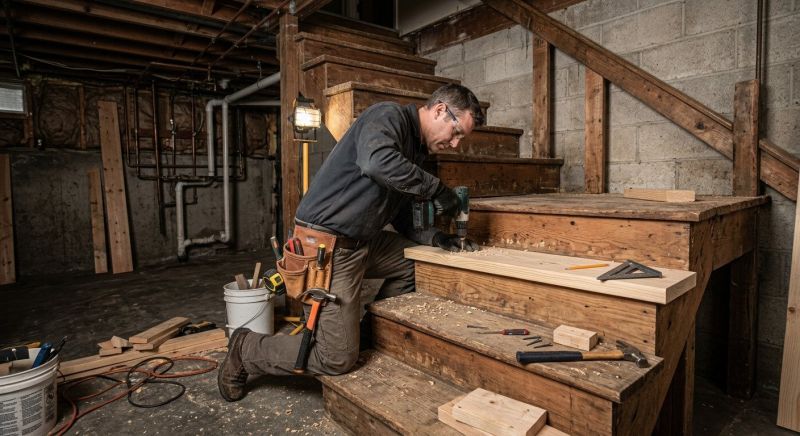 Wood Stairs Repair
