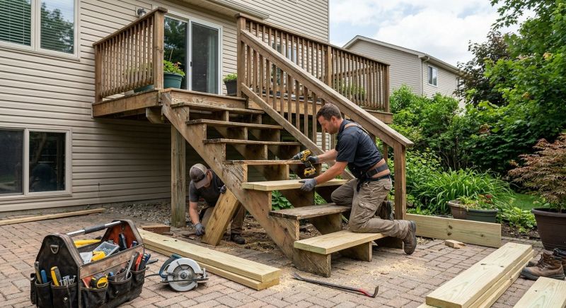 Wood Stairs Repair